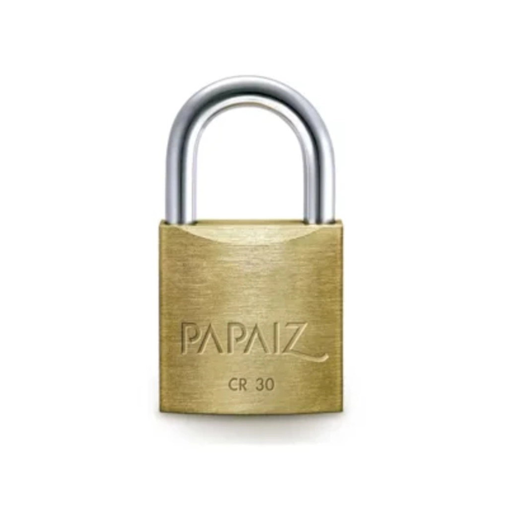 Cadeado em Lat?o CR30 KA1 Mesmo Segredo Papaiz
