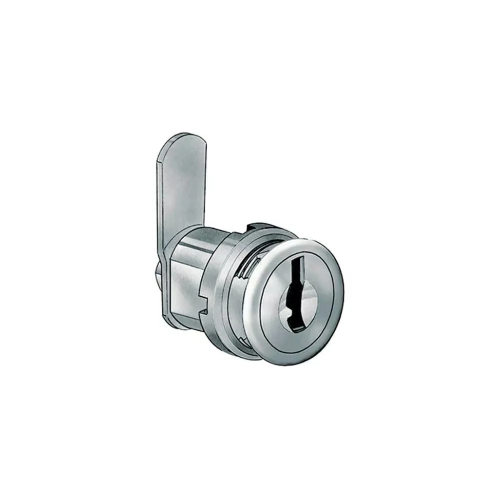 Cilindro Para Moveis de Aco ART 511 Com Lingueta Cromado