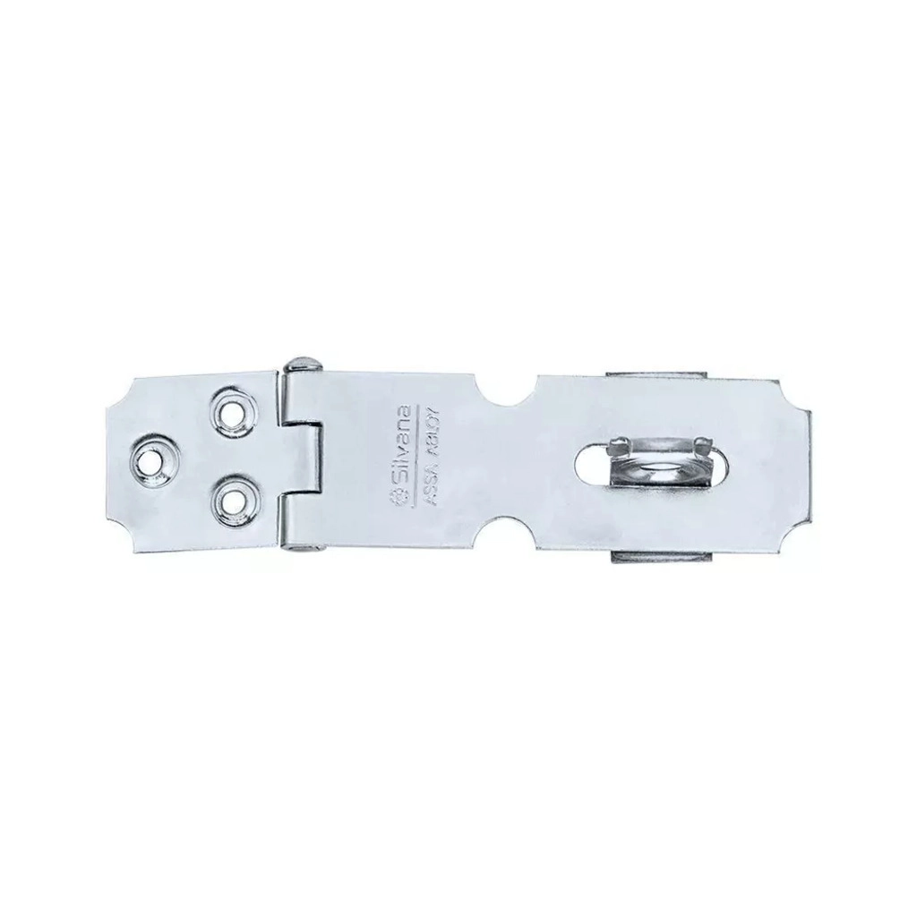 Dobradiça 300 Porta Cadeado - 2,5" Aço Zincado - Silvana