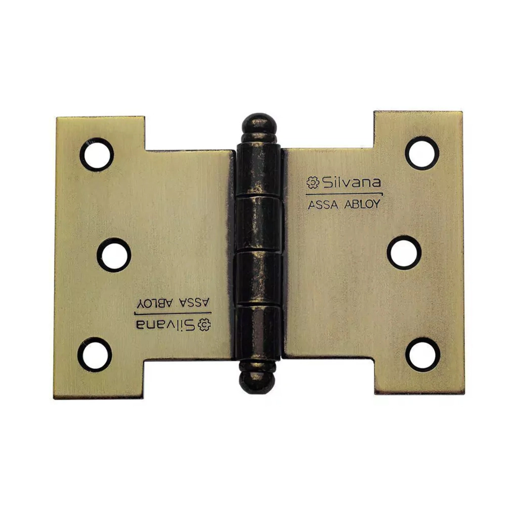 Dobradiça 840 Palmela - 3.1/2" Aço Oxidado - Silvana 2Pçs