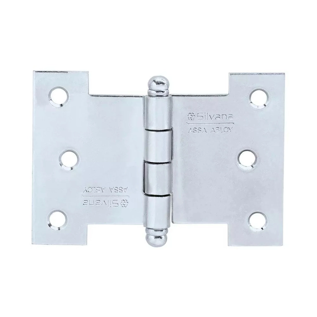 Dobradiça 840 Palmela - 4" Aço Zincado - Silvana 2Pçs
