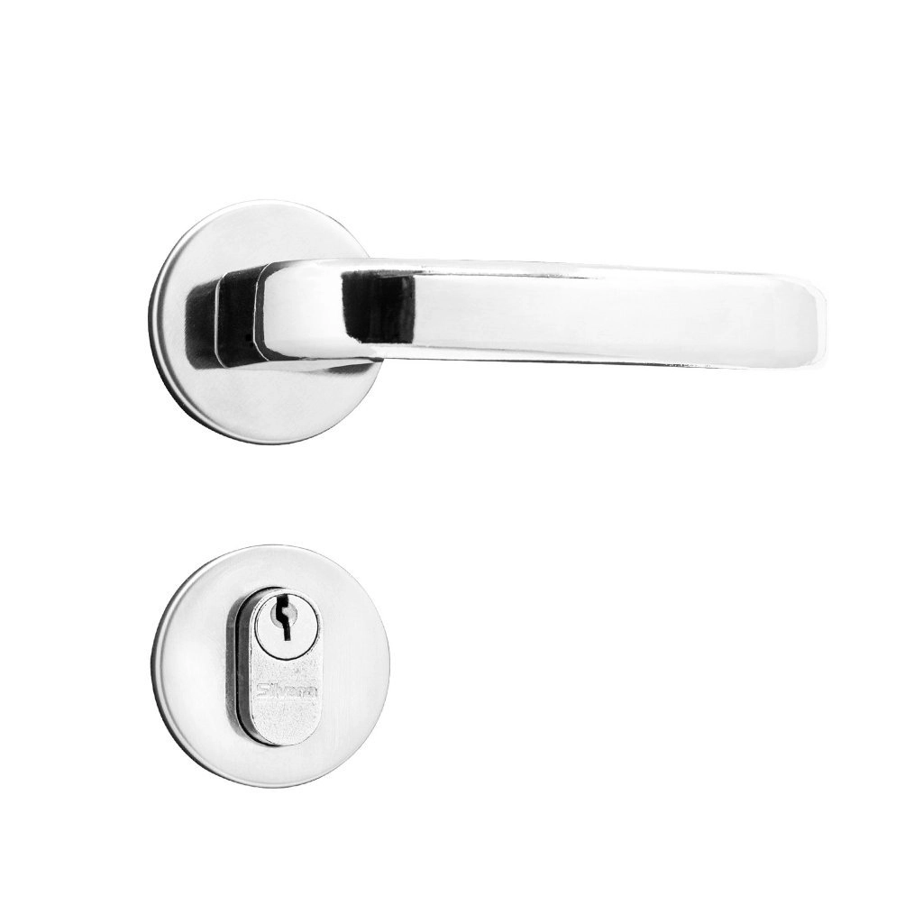 Espelho para Fechadura Externa Inox E250 Oxidado Papaiz