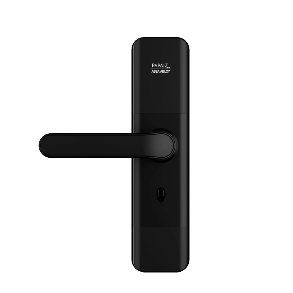 Fechadura Eletrônica SL150 Com Biometria De Embutir Preta Papaiz