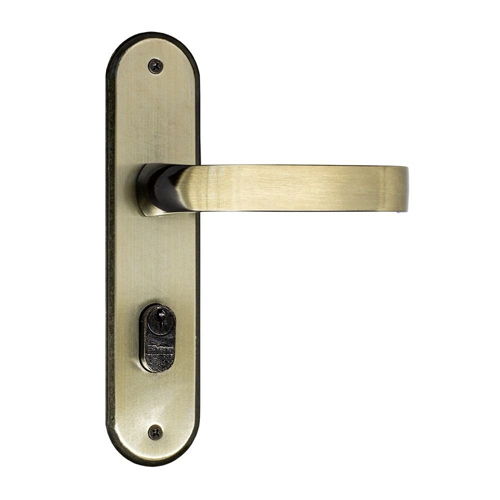 Espelho para Fechadura de Banheiro Inox E192 Oxidado Papaiz