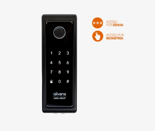 Fechadura Digital de Sobrepor SDD220 Bio - Preto